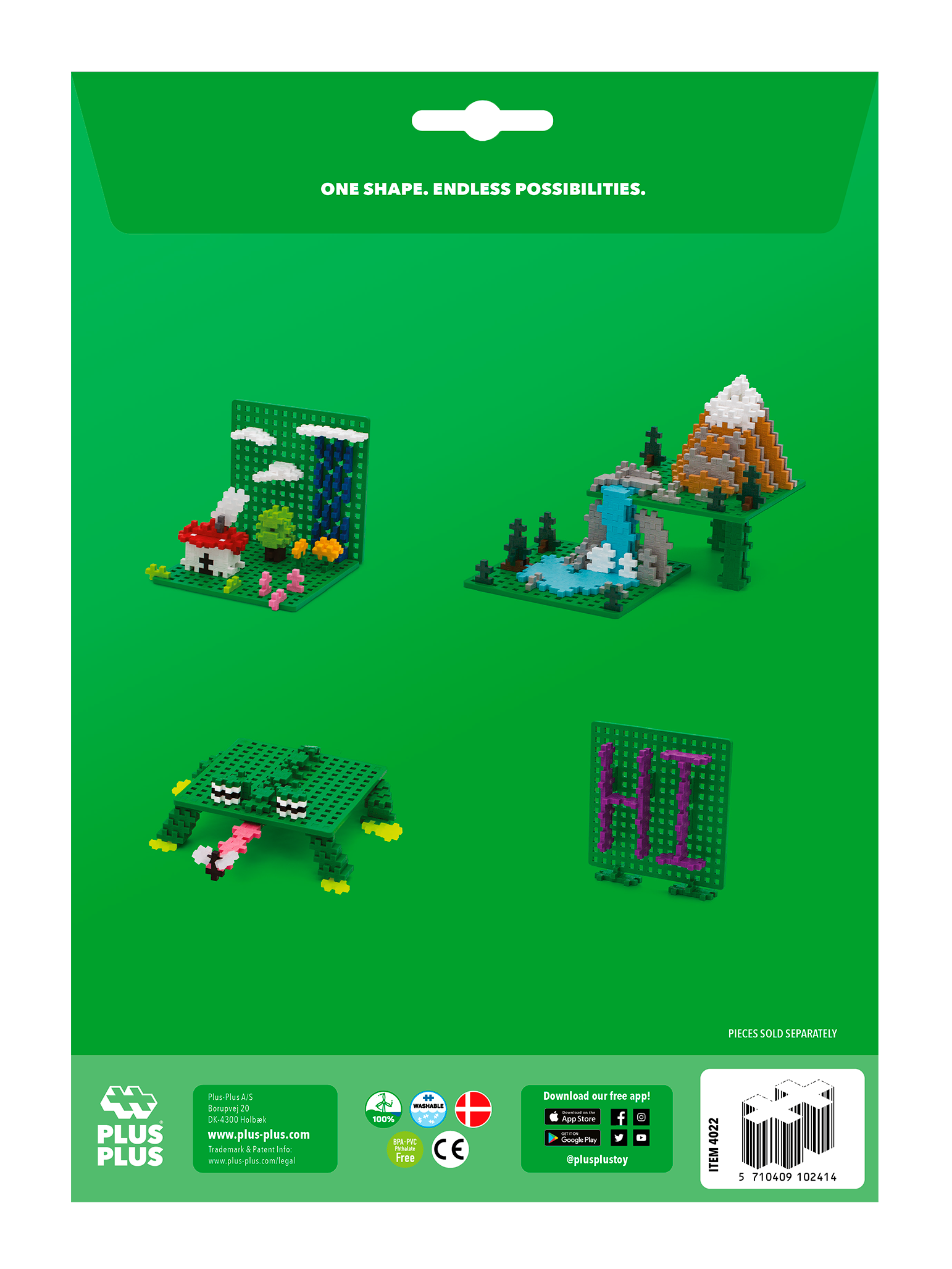 2 Baseplates - Green